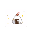 おしゃれな梅おにぎりスタンプ（個別スタンプ：15）