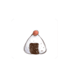 おしゃれな梅おにぎりスタンプ（個別スタンプ：16）