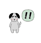 気持ち伝える☆太眉犬☆漢字スタンプ（個別スタンプ：13）