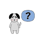 気持ち伝える☆太眉犬☆漢字スタンプ（個別スタンプ：15）