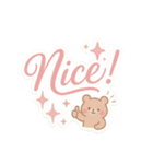 優しい言葉と小さな仲間たち（個別スタンプ：3）