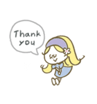 英語♡カラフルマリーちゃんスタンプ（個別スタンプ：2）
