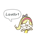 英語♡カラフルマリーちゃんスタンプ（個別スタンプ：14）