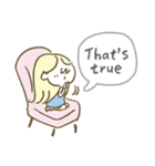英語♡カラフルマリーちゃんスタンプ（個別スタンプ：15）