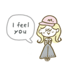 英語♡カラフルマリーちゃんスタンプ（個別スタンプ：16）