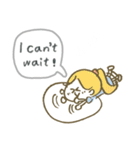 英語♡カラフルマリーちゃんスタンプ（個別スタンプ：19）