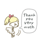 英語♡カラフルマリーちゃんスタンプ（個別スタンプ：25）
