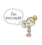 英語♡カラフルマリーちゃんスタンプ（個別スタンプ：26）