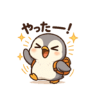 あいさつするペンギン（個別スタンプ：3）