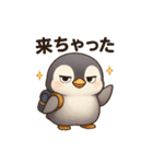 あいさつするペンギン（個別スタンプ：8）