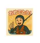 釣り好きな海人さんの日常スタンプ（個別スタンプ：13）