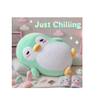 癒される♡かわいいふわふわペンギン（個別スタンプ：8）