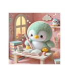 癒される♡かわいいふわふわペンギン（個別スタンプ：15）
