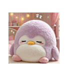 癒される♡かわいいふわふわペンギン（個別スタンプ：17）