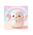 癒される♡かわいいふわふわペンギン（個別スタンプ：18）