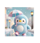 癒される♡かわいいふわふわペンギン（個別スタンプ：21）