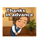 投資家JACKの英語スタンプ（個別スタンプ：7）
