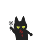 黒猫にゃんにゃんにゃん（個別スタンプ：11）