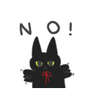 黒猫にゃんにゃんにゃん（個別スタンプ：14）