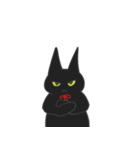 黒猫にゃんにゃんにゃん（個別スタンプ：18）