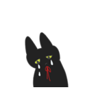 黒猫にゃんにゃんにゃん（個別スタンプ：20）