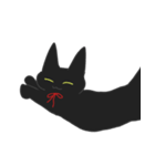 黒猫にゃんにゃんにゃん（個別スタンプ：34）