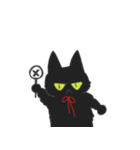 黒猫もふもふもふ（個別スタンプ：11）