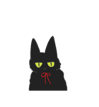 黒猫もふもふもふ（個別スタンプ：15）