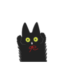 黒猫もふもふもふ（個別スタンプ：28）