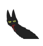 黒猫もふもふもふ（個別スタンプ：35）