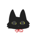 黒猫もふもふもふ（個別スタンプ：37）