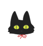 黒猫もふもふもふ（個別スタンプ：38）