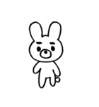 まゆげの持ち主。(くま)（個別スタンプ：13）