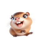 カピバラ おもしろ大好き（個別スタンプ：11）