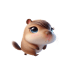 カピバラ おもしろ大好き（個別スタンプ：17）