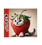 ひょっこりにゃん‼️,,,,,,,,,,（個別スタンプ：5）