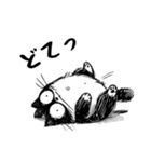 【New❗️】落書き猫………..（個別スタンプ：2）