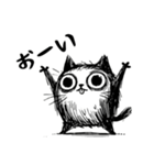【New❗️】落書き猫………..（個別スタンプ：10）