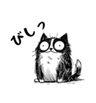 【New❗️】落書き猫………..（個別スタンプ：14）