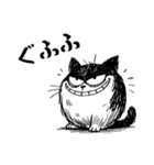 【New❗️】落書き猫………..（個別スタンプ：16）