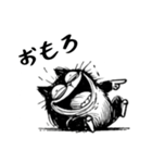 【New❗️】落書き猫………..（個別スタンプ：23）