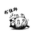 【New❗️】落書き猫………..（個別スタンプ：26）