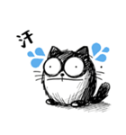 【New❗️】落書き猫………..（個別スタンプ：35）