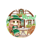#Light Green Cottage（個別スタンプ：1）