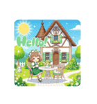 #Light Green Cottage（個別スタンプ：5）