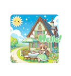 #Light Green Cottage（個別スタンプ：6）