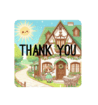 #Light Green Cottage（個別スタンプ：12）