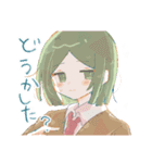 かわいい天才と探偵たちの学パロ？スタンプ（個別スタンプ：1）
