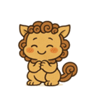 ゆるっとシーサーの日常（個別スタンプ：3）