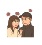 恋人同士の普段のやりとり-奈々＆Nick（個別スタンプ：4）